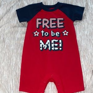 “Free to be Me” One-Piece Romper 12 Months